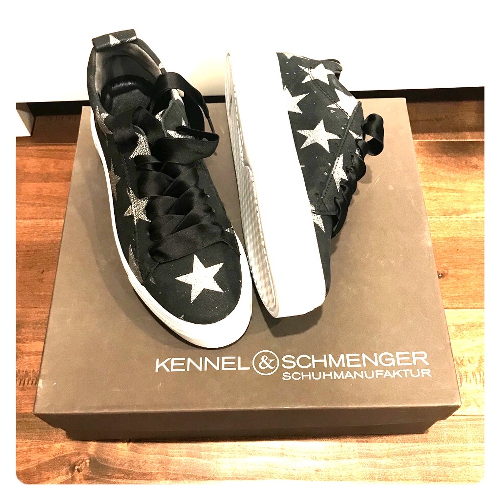 KENNEL AND SCHMENGER SNEAKER BIG BIG STAR BLACK